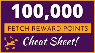 Fast Way to Get 100,000 Points on Fetch Rewards App - How I Did It