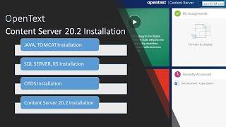 OpenText Content Server 20.2 Installation with OTDS