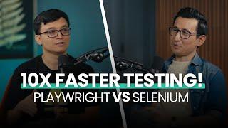 10X Faster Testing?! Playwright vs Selenium