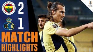 FENERBAHCE vs ROYALE UNION 2 1 | CAGLAR GOAL | U.E.L Match | 09/26/2024