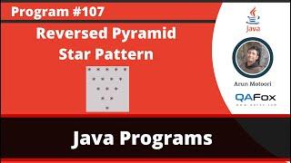 Java program to print the reversed pyramid star pattern