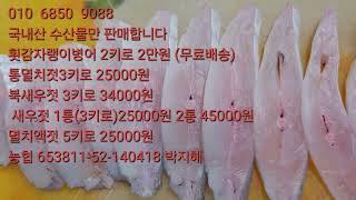 횟감자랭이병어가 싸네요                                     2키로 2만원 (무료배송)  새우젓3키로 25000원 통멸치젓3키로 25000원