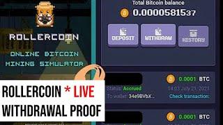 RollerCoin Payment Proof Live Withdrawal  | Rollercoin || Make Money Online || Earn Money Online