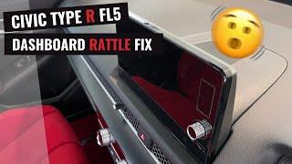 DASHBOARD RATTLE FIX - FL5 CIVIC TYPE R