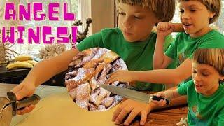 Baking KIDS! Real Play Baking BEST angel wings with Sweetie Fella Aleks [COOKING KIDS]