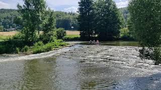 Bootsrutsche auf der Altmühl