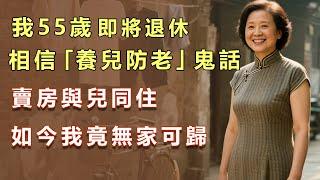 我55歲，即將退休相信「養兒防老」鬼話賣房與兒同住，如今我竟無家可歸#asmr #人生相談 #故事頻道 #情感故事 #退休生活 #老年健康 #子女孝順