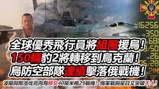 全球最优秀飞行员将成立“空军国际军团”援助乌克兰！9个国家150辆豹2将转移到乌克兰！乌防空部队连续击落俄战机！波兰与斯洛伐克向乌克兰移交40架米格29战机！俄军战损单日又突破千人！