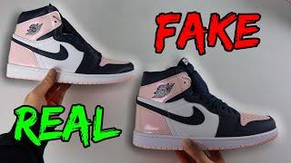 REAL VS FAKE! NIKE AIR JORDAN 1 ATMOSPHERE SNEAKER COMPARISON!