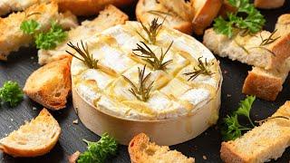 Baked camembert cheese