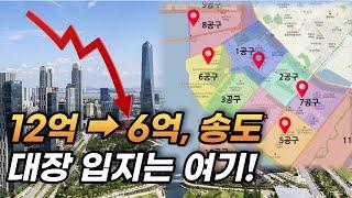 당신의 자산을 비약적으로 상승시키는 부동산 정보 l 송도 공구별 일자리, 학군, 교통, 인프라 아파트 비교