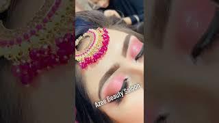 Azee beauty saloon|| soft pink makeup #makeuptutorial #shortsvideo #viral