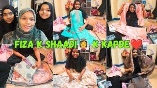 Fiza k shaadi ‍️ k liye itne beautiful kapde liye hai | Shaadi ki tayyari zoro se chal rahi hai 