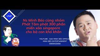 Ns Minh Béo cùng nhóm Phát Tâm phát 300 phần miến xào singapore cho bà con khó khăn