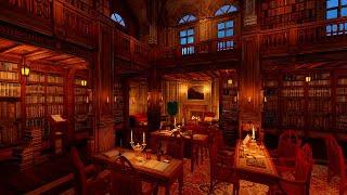 Library Ambience ASMR ️ Library Sounds For Study, Work & Focus, Page Flipping And Writing sounds.