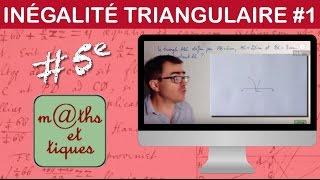 Appliquer l'inégalité triangulaire (1) - Cinquième