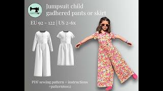 PDF naaipatroon Jumpsuit kids