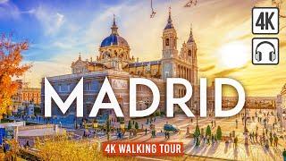 MADRID, Spain 4K Walking Tour - Captions & Immersive Sound [4K Ultra HD/60fps]