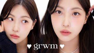 오늘 피부표현 미쳤음;; 핫한 신상템으로 취향가득 가을 감성 메이크업 #GRWM (ft. 신상쿠션 대박, 에스쁘아 뉴팔레트, 클리오 신상립)