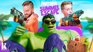 Summer Escape Challenges in FORTNITE! (Part 1) K-CITY GAMING