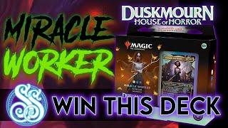 Miracle Worker Precon Upgrade | Duskmourn House of Horror EDH Commander