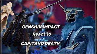 Genshin Impact reacts to Capitano Death ‖The Captain Sacrifice ‖ Gacha Life 2