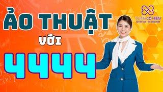 Ảo thuật TỨ QUÝ 4 ! | Toán Cô Hiền #shorts