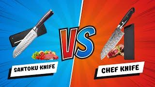 Comparison Of The Santoku Knife Vs Chef Knife
