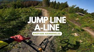 Jump Line A-Line Rot Bikepark Hahnenklee POV Full Run RAW