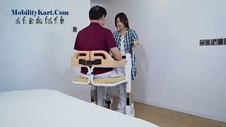 Hydraulic Patient Lift & Transfer Wheelchair @MobilityKart Call +918770784247