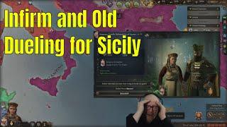 Dueling the Byzantine Emperor for Sicily