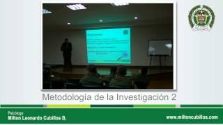 METODOLOGÍA DE INVESTIGACIÓN II TECRI Milton Leonardo Cubillos Bogota