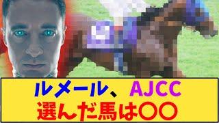 【競馬】「ルメール、AJCC選んだ馬は〇〇」に対する反応【反応集】