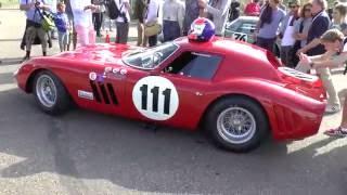 Ferrari 250 GTO '64 vs 3 Cobra's and 3 Shelby Cobra Daytona coupe's at Zandvoort!