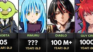 SHOCKING AGES of  Tensura's Oldest Characters!