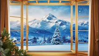 Beautiful Snowy Christmas Ambience  Frame TV Art   Christmas Ambience 2025