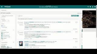 PROQUEST Video Tutorial