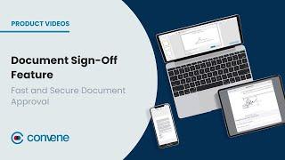 Convene – Document Sign-off (Feature Spotlight)