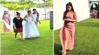 Asi de hermosa Llego Luchi y La Novia a la BODA Comenzó la fiesta 