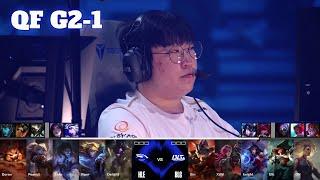 HLE vs BLG - Game 1 | Quarter Final LoL Worlds 2024 | Hanwha Life vs Bilibili Gaming G1 full