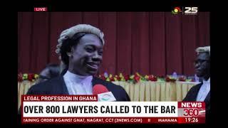 Legal profession in Ghana: Over 800 lawyers graduated this year.