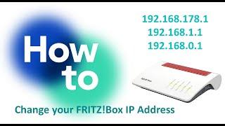 How to Change your Fritz!Box IP Address