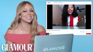 Mariah Carey Watches Fan Covers On YouTube | Glamour