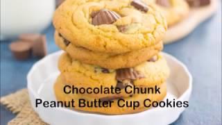 Chocolate Chunk Peanut Butter Cup Cookies