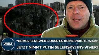 UKRAINE-KRIEG: Attacke "bis ins Regierungsviertel durchgedrungen!" Putin nimmt Selenskyj ins Visier!