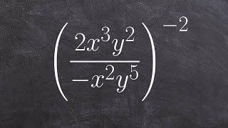 Using multiple properties of exponents simplify the expression