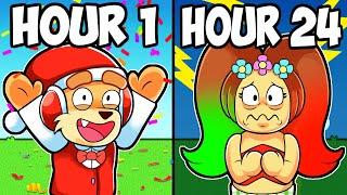 Booshot & Bella play ROBLOX for 24 HOURS (Roblox Funny Moments)