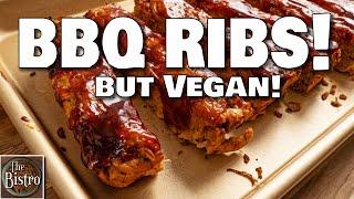 Boneless Barbecue Ribs - But VEGAN!