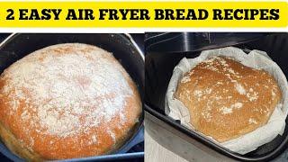 2 Quick and Easy  Air fryer Bread Recipes to make at Home. Best for Both Small & Big Air fryer Sizes