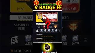 How to get V Badge in Free Fire  #freefireshorts